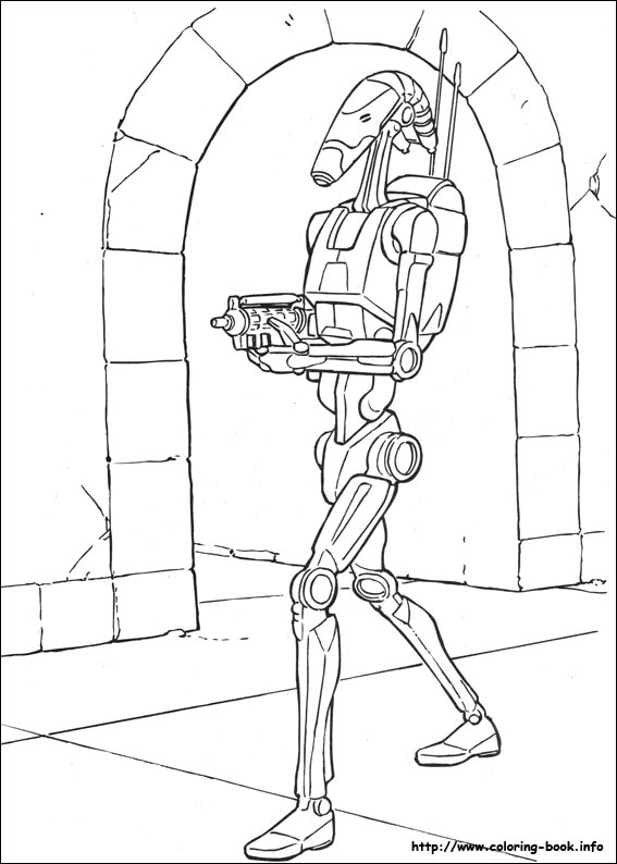 Star Wars coloring picture